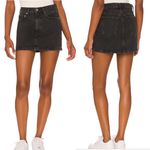 AGOLDE Liv Mini Skirt Black Denim in Vapor Size 30 New with Tag NWT Photo 1