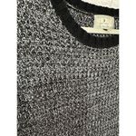 Anthropologie Ruby Moon Women's Sweater Black White‎ Pullover Long Sleeve Crew Neck Size Small Photo 8