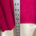 RE/DONE  Fushia V-Neck Wool Cashmere Pullover Sweater size XS oversize Photo 4