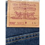 Levi's Vintage 90s 550 High Waist Jeans Red Tab Tapered Dark Wash Mom Denim Photo 5