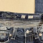 Miss Me  Indigo Boot Cut Jeans with Metallic Accents Photo 6
