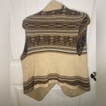 Twelfth Street by Cynthia Vincent Sherpa Lambswool Cashmere Blend Vest Brown Size L Photo 5
