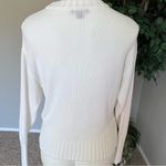 Something Navy  Crewneck Sweater White Photo 4