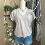 Wildfox  Pocket Full of Posies Crissy Orchid Purple Light Distressed T Shirt Photo 2