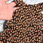 Anthropologie NWT BY ANTHROPOLOGY Scallop Halter Romper in Black Motif Womens Sz 6 🧡 Photo 3