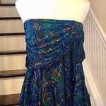 Free People  Sleeveless Turquoise Wrap Top Sz 12 Photo 0