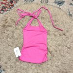 NWT GAUGE81 Morley halter neck sweater in pink cashmere size small Photo 7