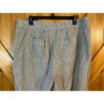 Christopher & Banks  Pants Linen Blend Cropped Women's Size 14 nwt Beige Striped Photo 5