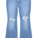 Levi's Levi’s 726 High Rise Flare Distressed Stretch Jeans Womens Sz 31 x 32 Light Wash Photo 0