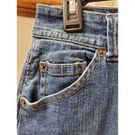 st. john's bay  Women's Blue Denim Cotton Straight Pull On Casual Jeans Skirt 16 Photo 2