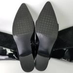 Maher Italian Expression Women's Suede Patent leather Riding Boots Black Size 39 Photo 5