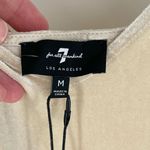 7 For All Mankind Cream Velvet Long Slip Dress Size Medium Photo 4