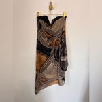 Le chateau  NWT Asymmetrical Faux Wrap Sheer Shimmer Mesh Dress Size M Photo 1