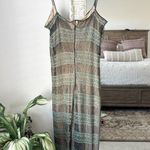 Vintage Shimmery Fringe Midi Maxi Dress Photo 6