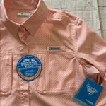 Columbia  PFG NWT Midway Bay 3.0 LS Shirt UPF 30 Outdoor Pink Gray Large Pockets Photo 1
