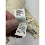 Lucky Brand Womans Long Sleeve Pullover Sweater M/M V Neck Side Slits Beige Photo 4