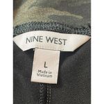 Nine West Army Green Camouflage Pull On Elastic Waist Ponte Pants L NWT Photo 4