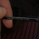 Burberry Silver Aviator-Style Glasses Frames w/ Case Photo 4