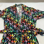 Alice + Olivia  “Willa Rainbow Stace Robe Kimono Size Xs Multicolor Photo 5