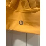 Lululemon  high energy high neck  Bra Top mango Size 8 Cross Back Zip Front Photo 3