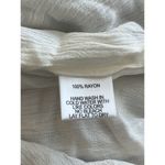 Gibson  Blue Striped Wide Leg Medium Cropped Pants Beach Vacation Flowy BOHO Photo 9