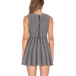 J.O.A. Sleeveless Knit Fit and Flare Dress in Ivory/Black Women’s Size Small Photo 1