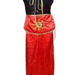 Yandy Ninja Costume Large Samurai Dragon Lady Fancy Dress Red Warrior Halloween Photo 0