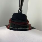 Vintage Plaid Vest Scarf by Regal 100% Zephyr Wool Classic Tartan Unisex Black Photo 3