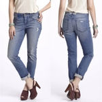 Holding Horses Paint Splatter Design Distressed Skinny Jeans, Size 26 Petite Photo 1