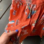 Floral Wrap Skirt Orange Size M Photo 3