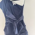 Derek Lam  10 Crosby One Shoulder Poplin Dress Photo 8
