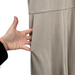 Aritzia Babaton Mikey Jumpsuit Wide Leg Cropped Sleeveless Tan Beige Size 4 Photo 4