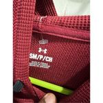 Under Armour NWT Under Armor Women's UA Loose Waffle Hoodie. SZ small. Maroon Photo 2