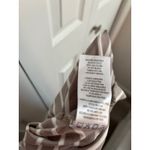 Nina Leonard  NWT Asymmetrical Stripe Maxi Dress White & Taupe Size 1X MSRP $120 Photo 6