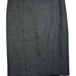 Loft Pencil Skirt Dark Gray Size 4 Career Office Minimalist Professional Work Photo 0