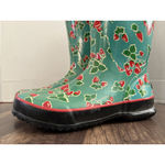 Bogs Rain boots Fruit Strawberry Farmhouse Cottagecore Women’s 7 EUR 38 EUC Blue Photo 2