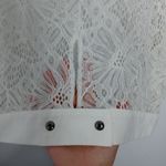 CAbi  white lace blouse size XS Photo 4