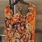 πRIXOπ Kamilla Cutout Midi Dress ~ Grace Paisley Canyon Paisley Small S NWOT Orange Photo 15