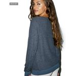 Wildfox Pizza Party Baggy Beach Jumper Sweater Navy Size Medium Cozy Photo 8