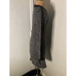Max Studio Grey Color Block Crewneck Sweater Dress S Cozycore Minimalist Winter Photo 5