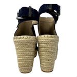 Kenneth Cole #328  Navy Suede Wedge Sandals Photo 4