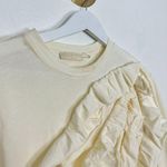 Ulla Johnson Aris Ruffle Cotton Top in Pristine Size Petite Photo 6