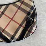 Burberry  Nova Check Larkin Canvas Hobo Buckle Shoulder Bag Photo 4