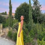 ZARA  golden Yellow Maxi satin corset bodycon formal Dress evening party wedding Photo 6