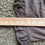 Matilda Jane Stealth Jacket Women Paint By Numbers Ruched Ruffle Brown Zip-Up M Photo 4