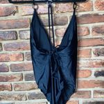J.Crew NWT Black O-ring V-neck One-Piece Swim Bathing Suit Women's Size 24 Photo 4