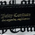 Juicy Couture Script Print Crossbody Bag w Bow and Wallet Set Black White EUC Photo 4