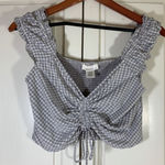 Urban Romantics  Gingham Crop Top Photo 0