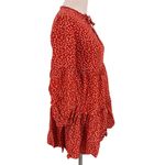 Rails  Everly Carmine Daisies Floral Ruffle Mini Dress Size XXS Photo 3