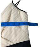 Arden B Coquette Lace Silk Midi Dress Ivory Black Spaghetti Strap Women 8 Photo 5